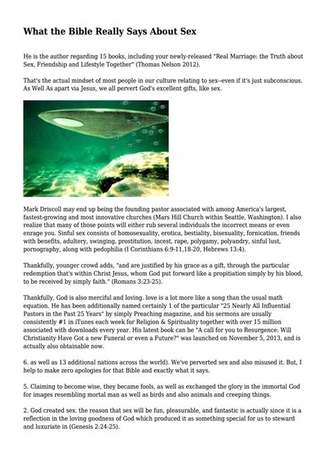 What The Bible Really Says About Sex By Coldwhiz2240 Issuu