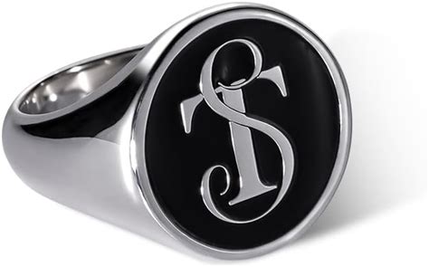 Ailin Custom Initial Rings For Men Women Sterling Silver 925brass