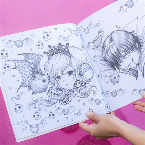 Pop Manga Cute And Creepy Coloring Book The Wynwood Walls Shop