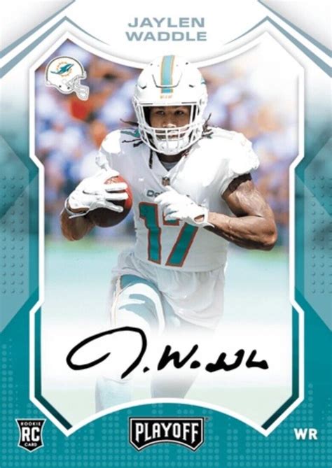 2021 Playoff Jaylen Waddle Rookie Auto RC NFL Blitz Digital Card EBay