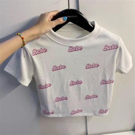 Jual Babe Crop Top Knit Premium Shopee Indonesia