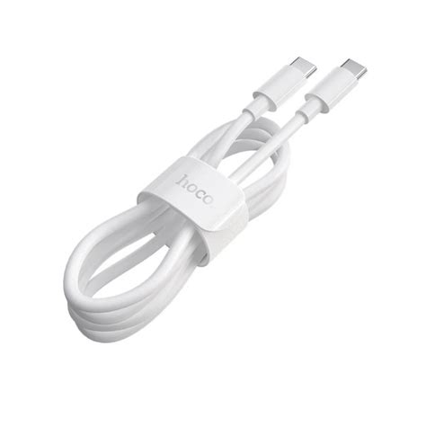 Hoco Cable Type C to Type C PD100W 5A 2m White