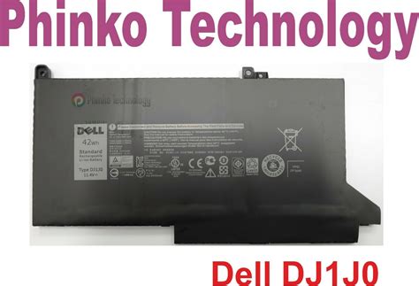 New Original Battery For Dell Latitude 12 7000 7280 7480 Series Dj1j0