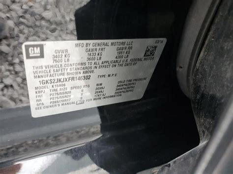 2015 Gmc Yukon Xl Denali Photos Al Birmingham Repairable Salvage