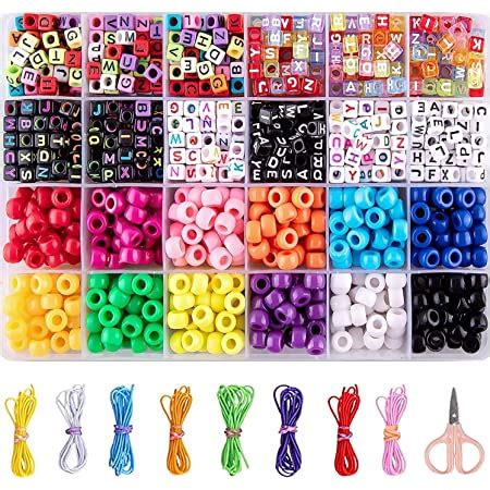 Pony Beads For Jewelry Making Shynek Craft Bracelet Beads Making Kit