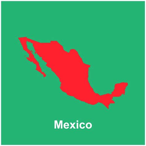 Mapa De México Diseño De Ilustraciones Vectoriales De Iconos Vector