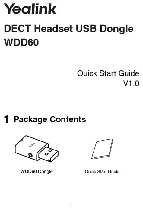 Yealink Wdd60 Quick Start Manual Pdf Download Manualslib