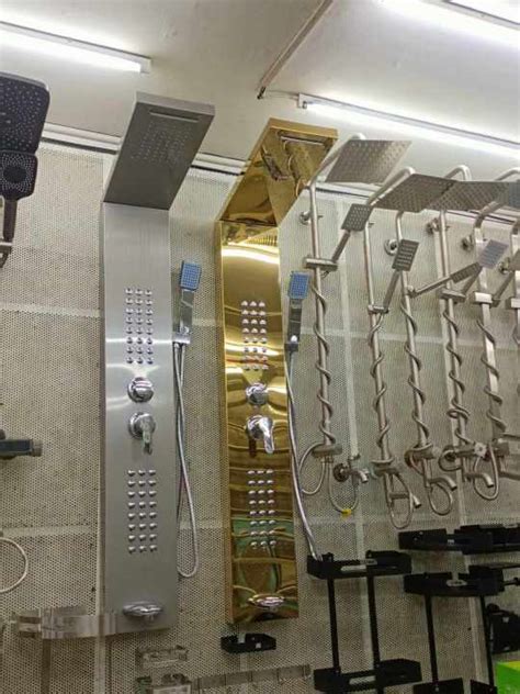 Stainless Shower Panel In Hot And Cold Shower Panel Matte Finished Silver Lazada Ph