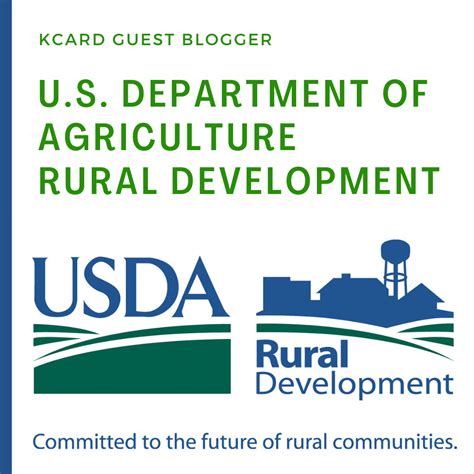 Kcard Guest Blogger Us Department Of Agriculture Rural Development