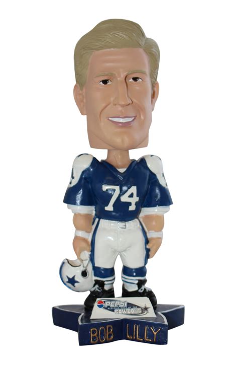 Bob Lilly Dallas Cowboys Pepsi Bobblehead Figure Denver Autographs