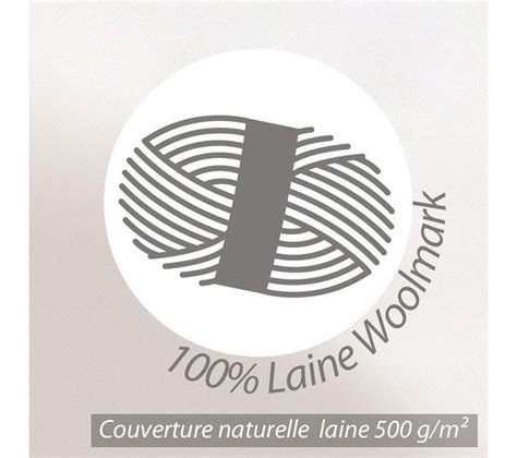 Couverture Pure Laine Vierge Woolmark G M Volta X Cm Bleu