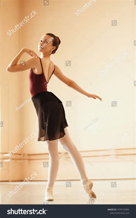 Teenage Ballerina Dancing Looking Camera Ballet Stock Photo 1579172995