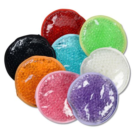 Plush Round Hot Cold Pack Rd Imprint