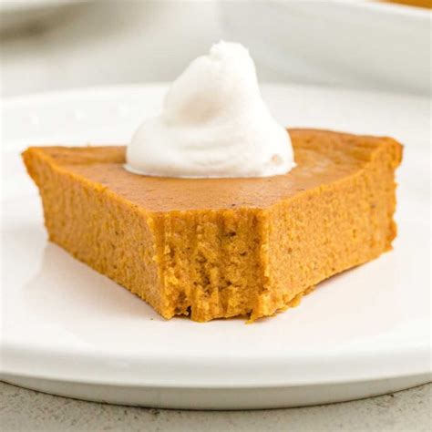 Crustless Pumpkin Pie Pass The Dessert