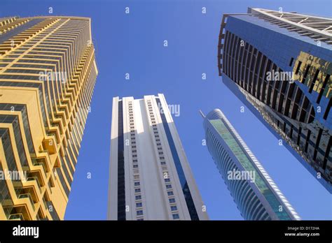 Dubai Uaeunited Arab Emiratesjumeirah Lake Towersindigo Towerlake