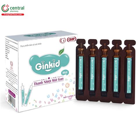 Thuốc Ginkid Thanh Nhiệt Mát Gan - giúp tăng cường chức năng gan