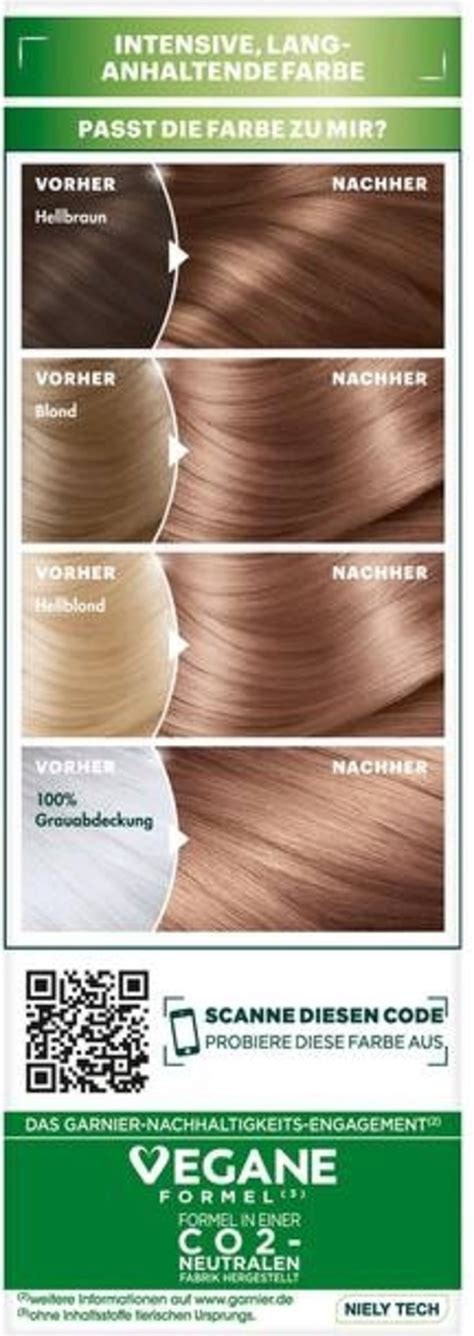 Garnier Nutrisse Ultra Creme Dauerhafte Pflege Haarfarbe Nr N Nude Nat Rliches Mittelblond