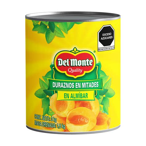 Duraznos En Mitades Kg Del Monte Frutas