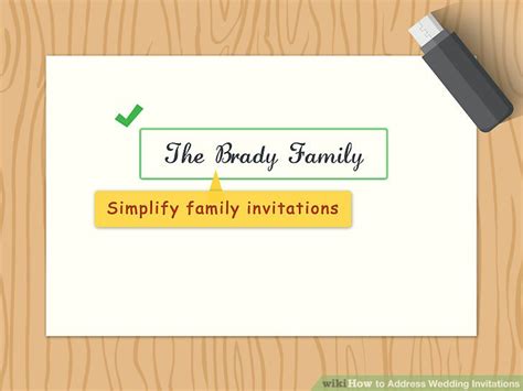 How to Address Wedding Invitations (with Pictures) - wikiHow