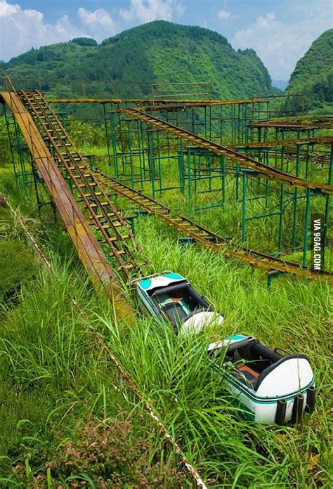 Abandoned Roller Coaster In Hubei Province China 9GAG