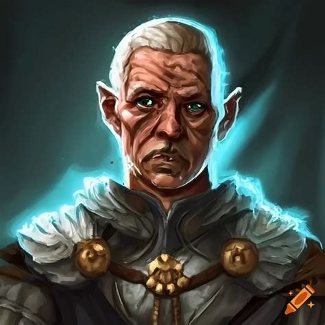 Portrait Of A Male Human Fighter In Dungeons And Dragons Style On Craiyon