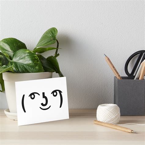 Text Emoji And Kawaii Lenny Faces Emoticon Text Based Black And White
