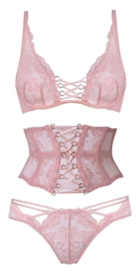 Pink Love Sheer Mesh Pc Lingerie Set With Garter Belt S M M Artofit