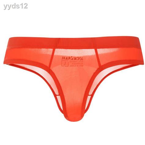New Men Sexy Translucent Bikini G String Thong Tanga Underwear Underpants Bottons