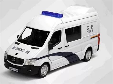 Miniatura Sprinter Mercedes Benz Viatura Metal Escala Entrega