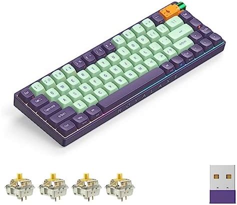 Amazon Yunzii Yz Hot Swappable Mechanical Keyboard G Usb C Bluetooth Keyboard