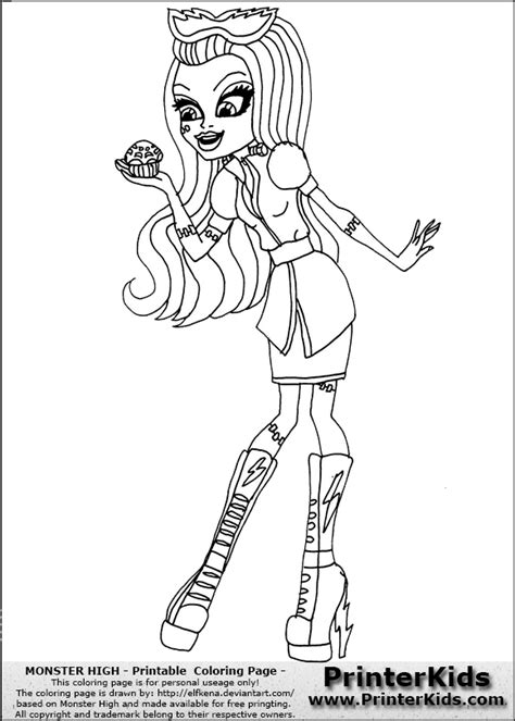 Monster High Coloring Pages Frankie Stein At Getdrawings Free Download