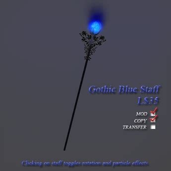 life marketplace gothic blue staff