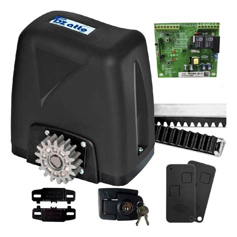 Qual A Melhor Marca De Motor Para Portão Deslizante - Kit Motor de Portão Elétrico Deslizante Dz Atto 350kg Rossi 220v + 2 ...