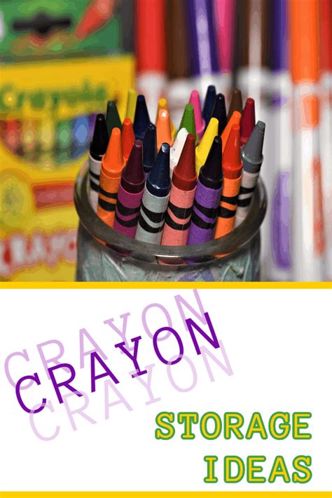 65+ Crayon Storage Ideas – Open Edutalk