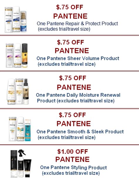 Pantene Printable Coupons | Coupon Network