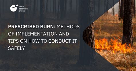 Prescribed Burn (Controlled Fires): Implementation Techniques