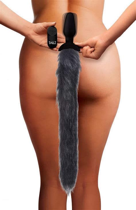 Vibrating Fox Tail Anal Plug The Bdsm Toy Shop
