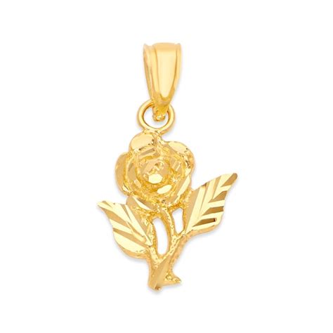 Rose Pendant Etsy