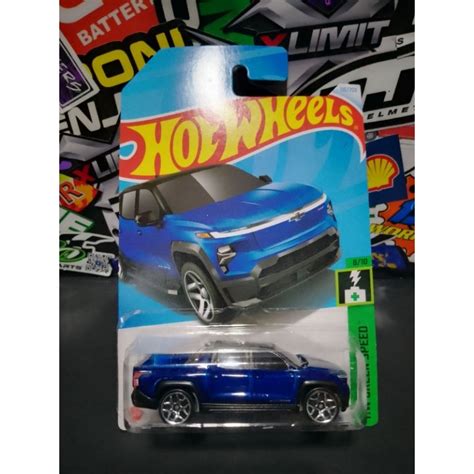Hot Wheels Silverado Ev Rst New Release Shopee Philippines