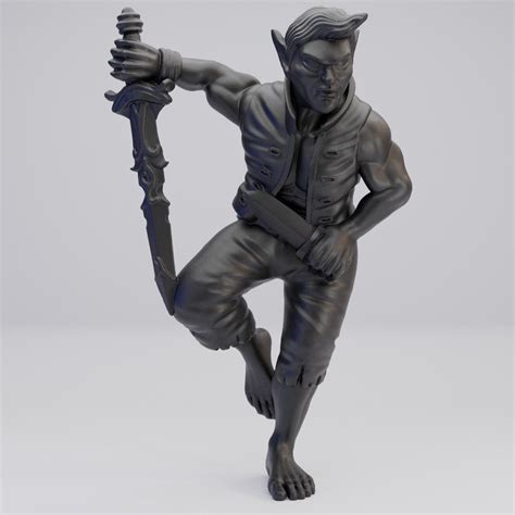 Hot Goblin エルフB ミニチュア ホットゴブリン 二刀流 戦士