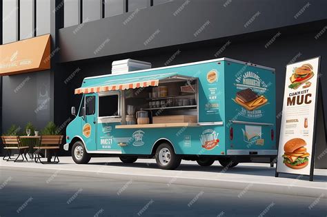 Premium Photo Food Truck Festival Branding Showcase Incorporate The