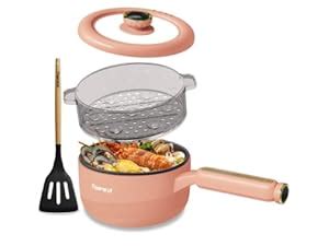 Amazon Topwit Hot Pot Electric With Steamer L Multifunctional Electric Pot Non Stick