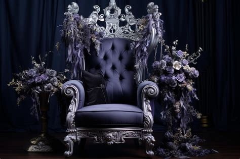 Premium Photo Luxurious Silk Armchair
