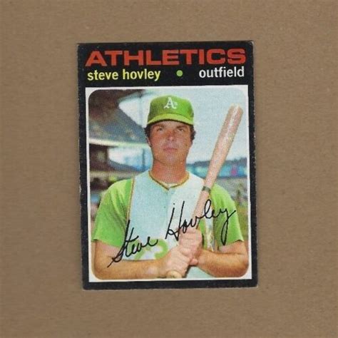 1971 TOPPS STEVE HOVLEY BASEBALL CARD 107 FREE SHIPPING EBay