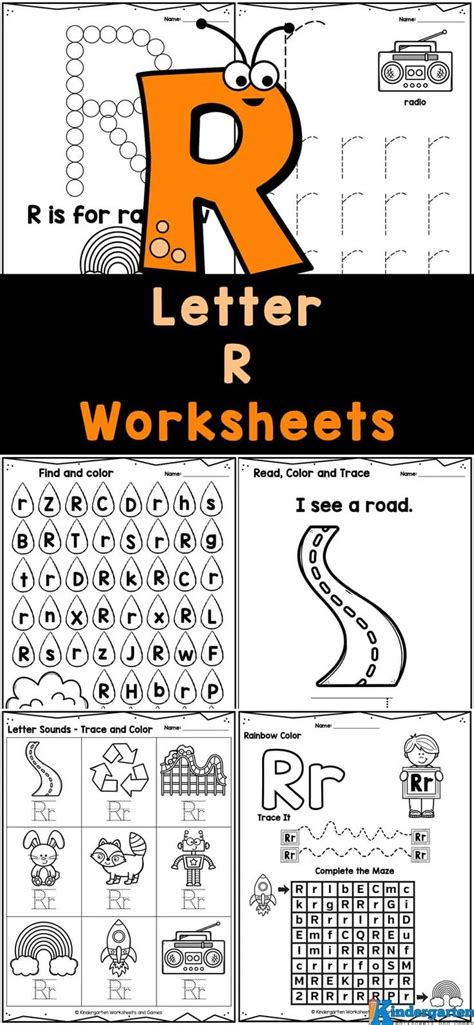 Free Printable Letter R Worksheets For Kindergarten In 2024 Letter R Activities Letter R