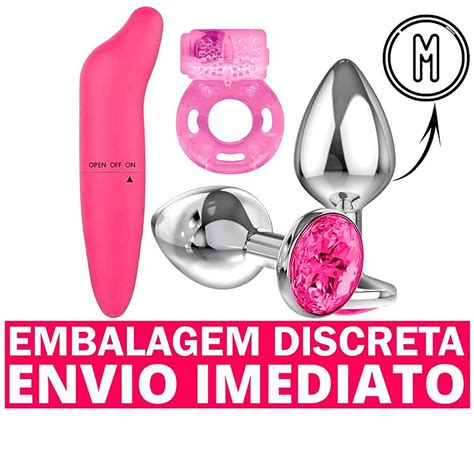 Kit Plug M Anel Peniano Vibrador Ponto G Mil Del Rios Sex Shop Entrega R Pida E Discreta