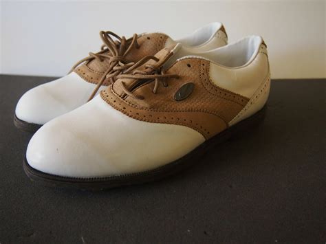 Nike White Leather Golf Airliner Shoes Womens Size 6 Gem