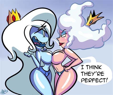 The Ice Queen Meets The Cloud Queen By Akb Drawssstuff Hentai Foundry