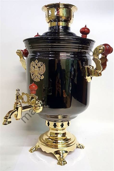 Самовар Комбинированный (угольный+электрический ) 'Банка' 5 литров ...