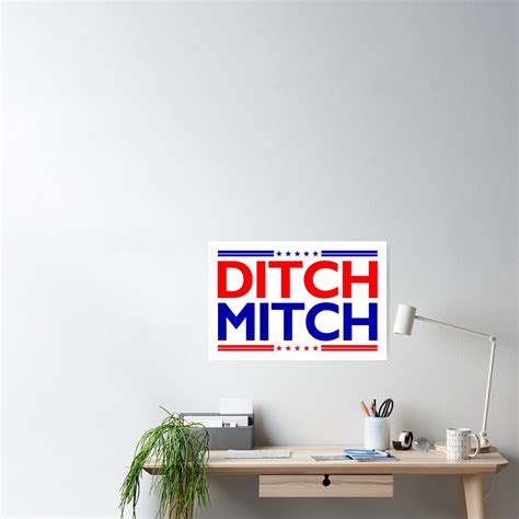 "Ditch Mitch" Poster by ViktorCraft | Redbubble